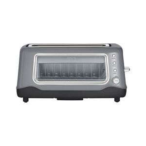 Dash Clear View Toaster, Grey